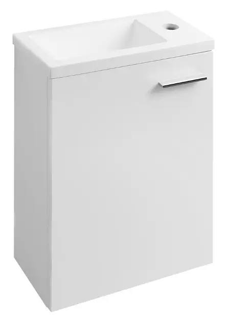 Aqualine Zoja - Mosdószekrény 37x50x18 cm, fehér 51037A