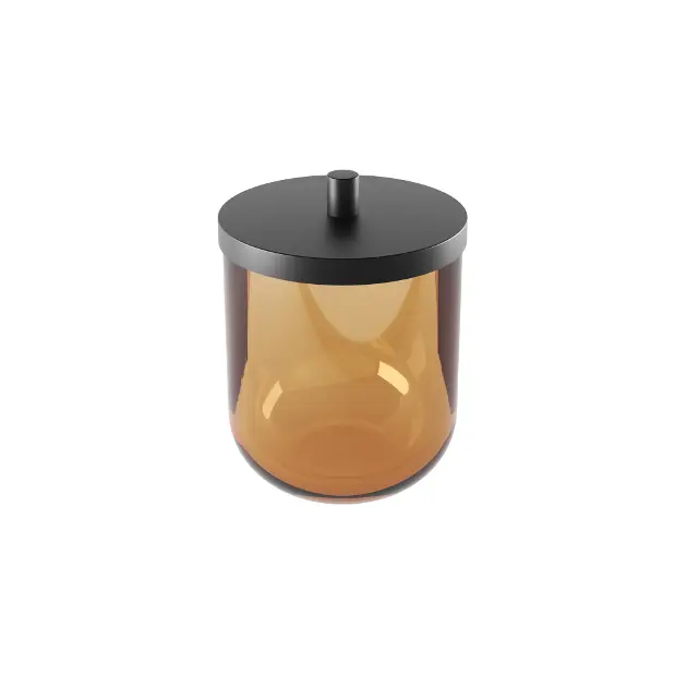 Nimco Abu - Kosmetikbox, Glas/Braun ABH 51-88