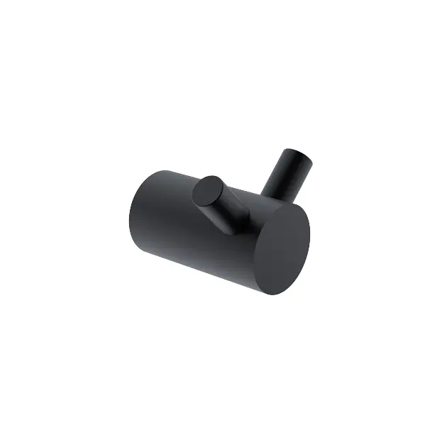 Nimco Bormo - Doppelhaken, schwarz matt BRC 11053-90