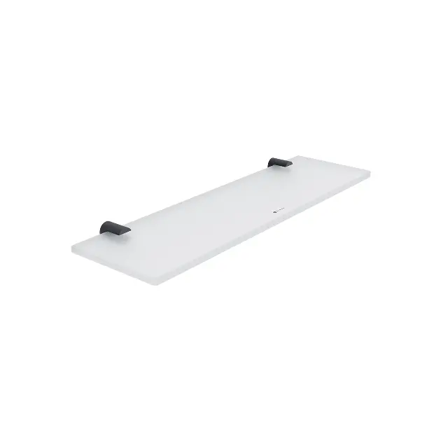 Levně Nimco Bormo - Polička, délka 40 cm, sklo/matná černá BRC 11091B-40-90