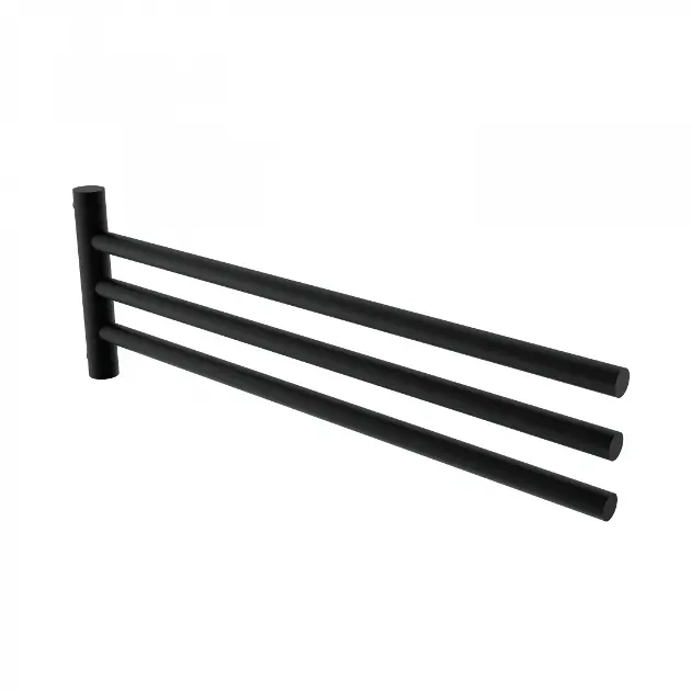 Levně Nimco Bormo - Držák ručníku, délka 42 cm, matná černá BRC 11096-3-90