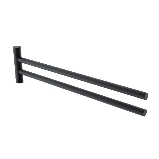Levně Nimco Bormo - Držák ručníků, délka 42 cm, matná černá BRC 11096-90