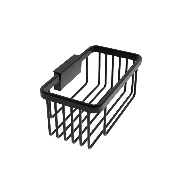 Levně Nimco Kibo - Polička, délka 18 cm, matná černá Ki-14015-90