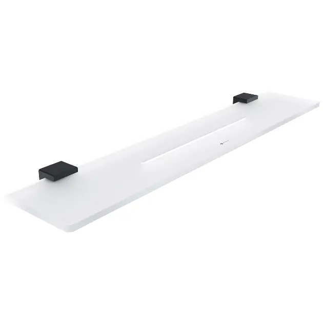 Levně Nimco Kibo - Polička, délka 60 cm, matná černá Ki-X460-90