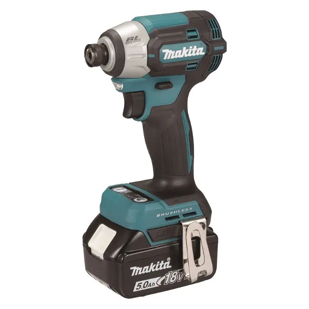 Levně Makita - 18V AKU rázový šroubovák, 2x aku 5,0 Ah Li-Ion, nabíječka DTD201RTJ