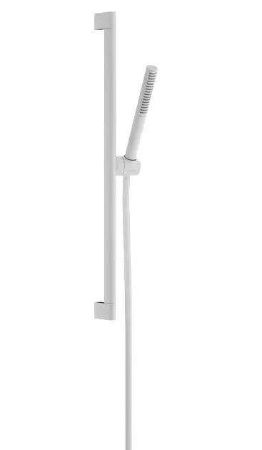E-shop Hansgrohe - Set sprchovej hlavice, tyče a hadice, EcoSmart, matná biela 24382700IIJ1