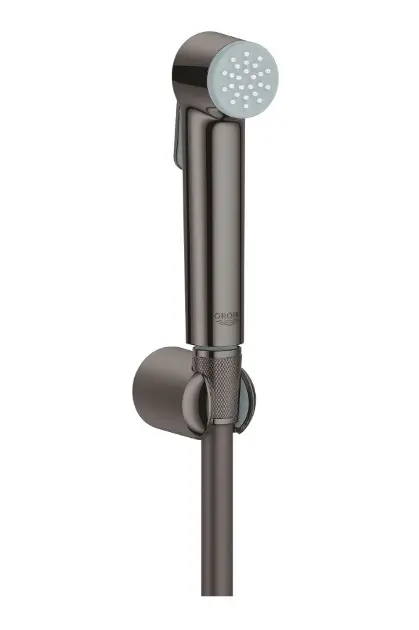 Levně Grohe - Bidetová sprška s držákem a hadicí, Hard Graphite 27513A01ROZ1