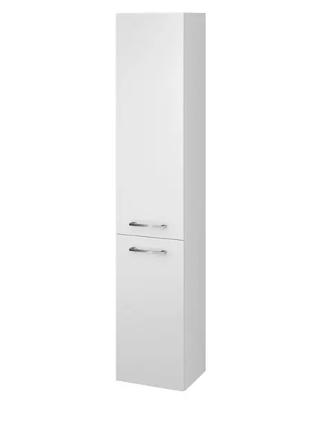 Cersanit - Vysoká skříňka, 150x30x25 cm, 2 dvířka, panty L/P, bílá S926-007-DSMIIJ1
