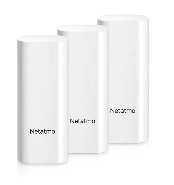 Netatmo - Senzor na dveře a okna Smart Door and Window Sensors, bílá, 3 ks DTG-EC