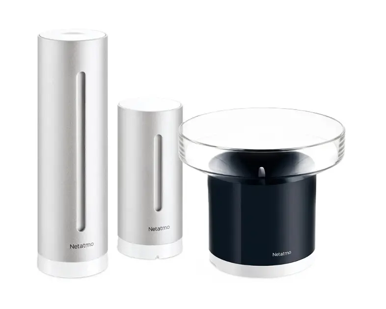 Levně Netatmo - Meteostanice Weather Station, Rain Gauge, černá/stříbrná NBU-NWS-NRG