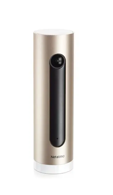 Netatmo - Inteligentní interiérová kamera Smart Indoor Camera, zlatá/bílá NSC01-EU
