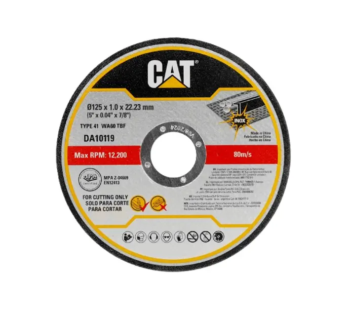 E-shop Caterpillar - Rezný kotúč 125 mm, 10 kusov DA10119
