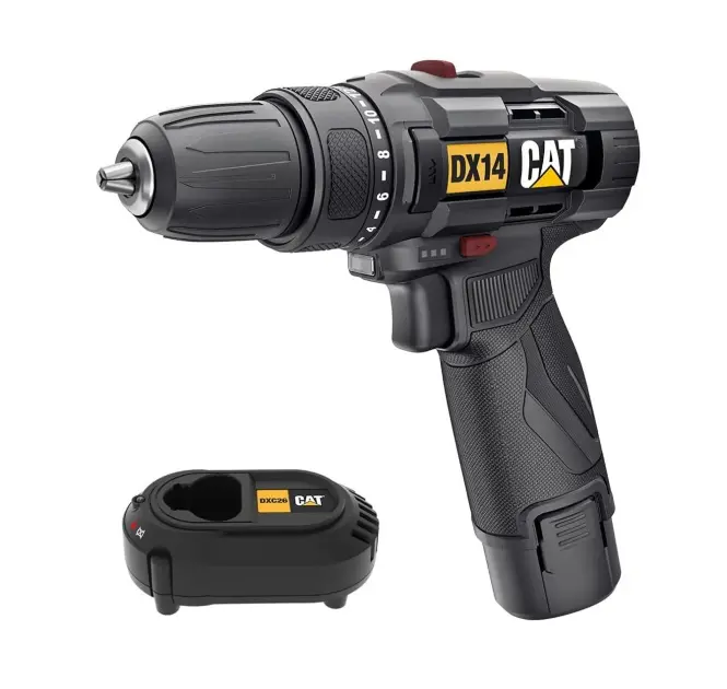 Caterpillar - 12V AKU csavarhúzó, 1x 2,0 Ah Li-Ion akkumulátor, töltő DX14