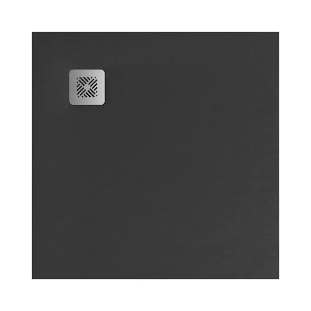 Jika Selina - Tuš kada 100x100 cm, protuklizna, crna H2142K5R110001