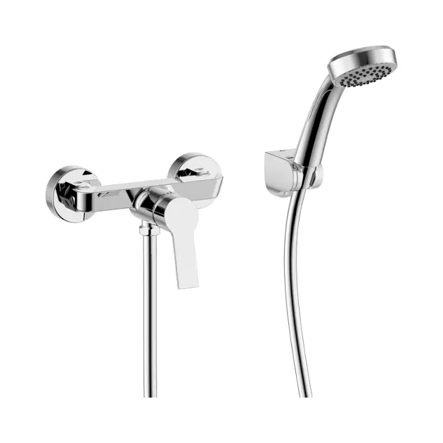 Jika Cubix - Mješalica za tuš, s priključcima, kromirana H3312I70041311