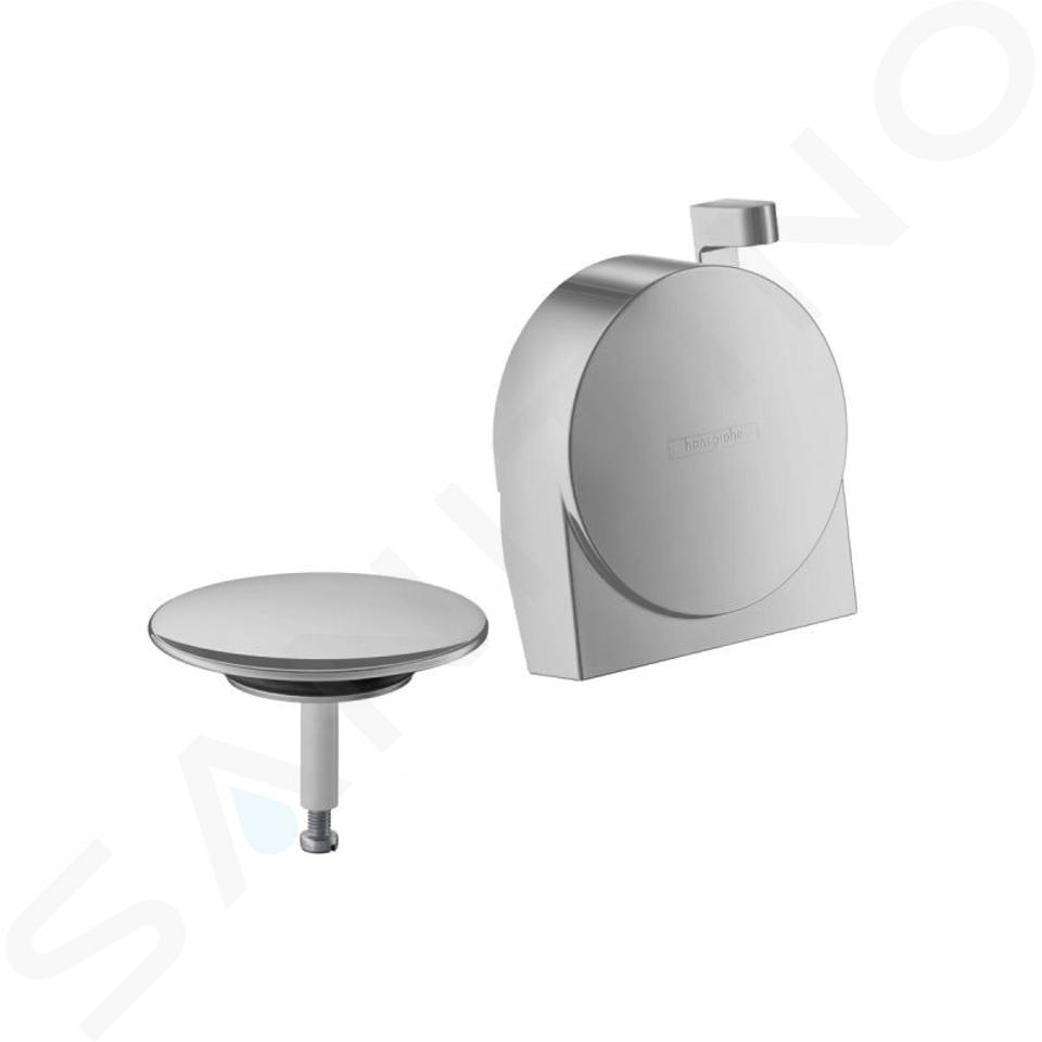 Hansgrohe Exafill S - Juego superior de caño de bañera, níquel cepillado 58117820