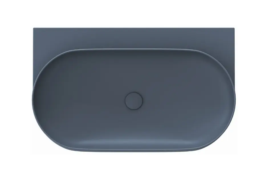 Ravak Yard - Wastafel 81x50 cm, zonder overloop, zonder kraangat, Deepsea Blue XJX07080000