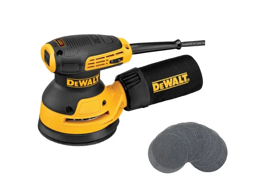 DeWALT - Ponceuse excentrique 125 mm, 280 W, avec accessoires DWE6423A