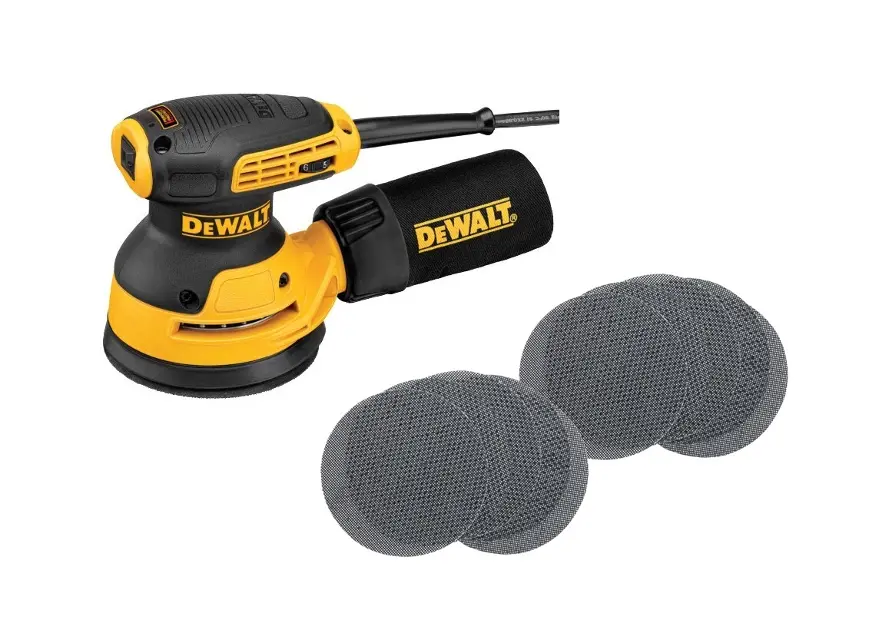 DeWALT - Ponceuse excentrique 125 mm, 280 W, avec accessoires DWE6423A2