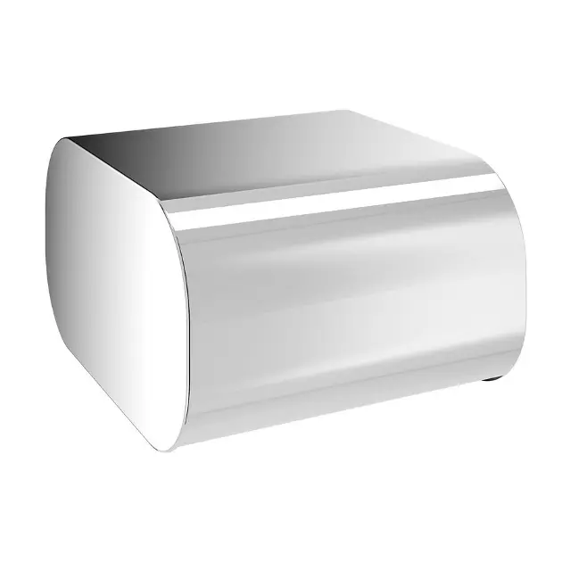 Sapho Gedy Outline - Toiletrolhouder met deksel, chroom 322513