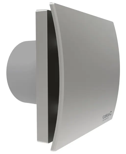 E-shop Sapho Cata Silentis UC - Axiálny ventilátor SILENTIS UC TH 10, s automatom, 8W, potrubie 100 mm, strieborná 01221200
