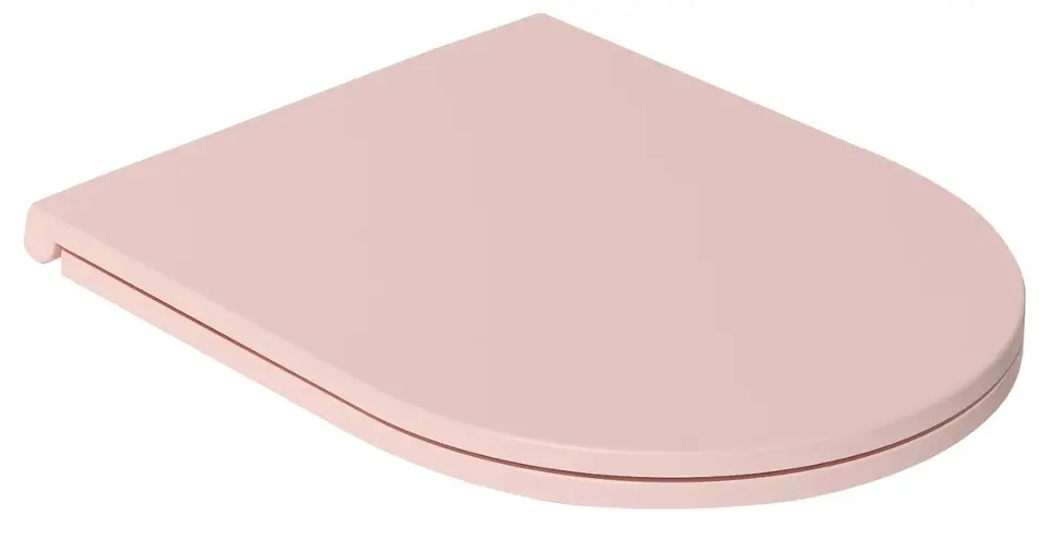 E-shop Sapho Isvea Infinity - WC doska Slim, Soft Close, Easy Take, ružová Salmon 40KF0541I