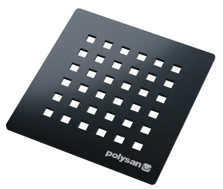 Polysan Flexia - Poklopac sifona, gun metal 73250