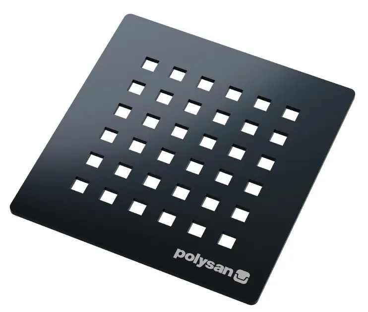 E-shop Polysan Flexia - Krytka sifónu, gun metal 73250
