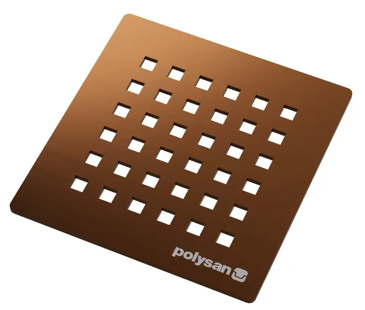 Polysan Flexia - Siphonabdeckung, mattes Kupfer 73251