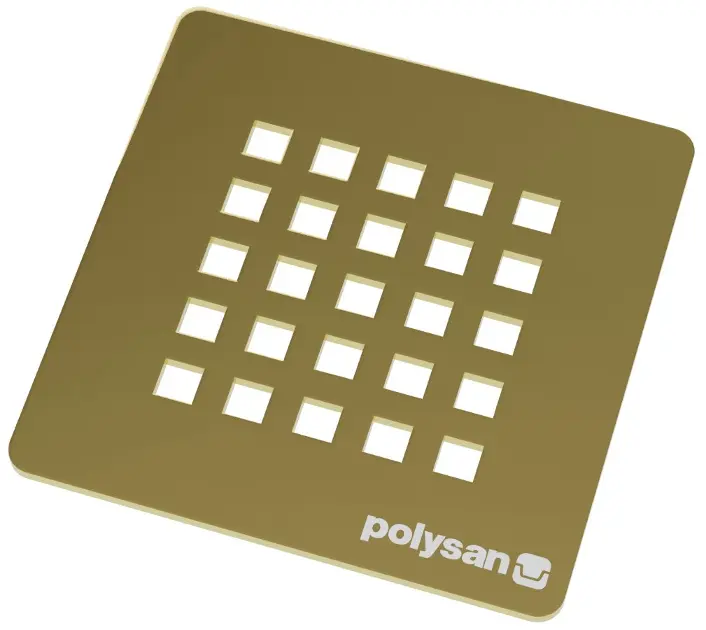 Levně Polysan - Krytka sifonu Treneca, zlatá 85999.90