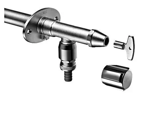 Schell - Venkovní nezámrzný ventil, matný chrom 039950399ROZ12