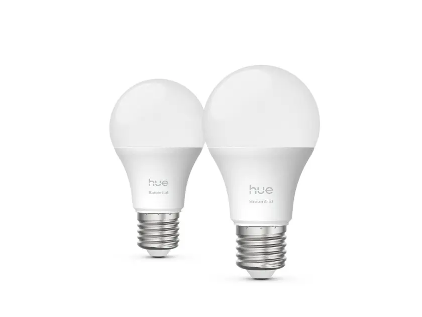 Levně Philips Hue Essential - Chytrá LED žárovka E27, 806 lm, 2 ks 929004235402