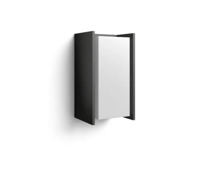 Levně Philips Hue Turaco - Chytré nástěnné venkovní LED svítidlo, 21x12 cm, černá 929004308301