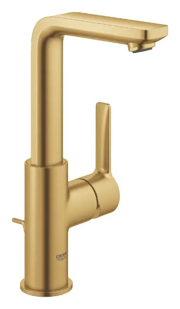 Levně Grohe Lineare New - Umyvadlová baterie s výpustí, kartáčovaný Cool Sunrise 23296GN1