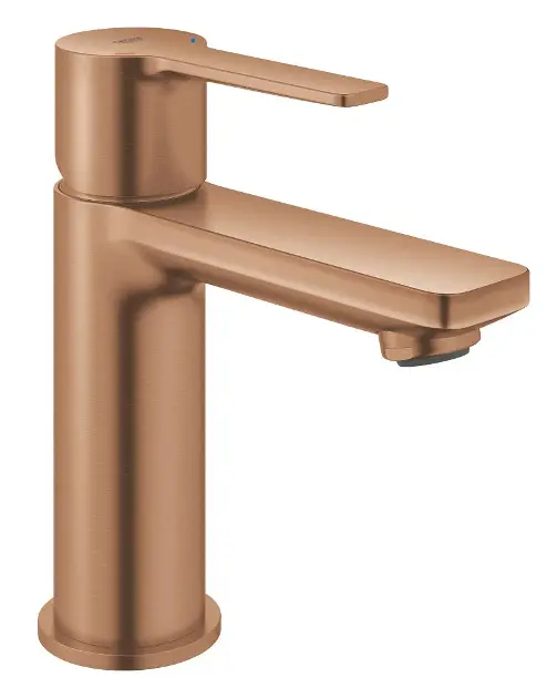 Levně Grohe Lineare New - Umyvadlová baterie s výpustí Push-Open, kartáčovaný Warm Sunset 23791DL1