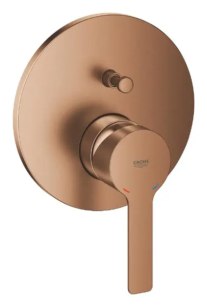 Grohe Lineare New - Ugradbena slavina za 2 uređaja, brušen završni sloj Warm Sunset 24064DL1