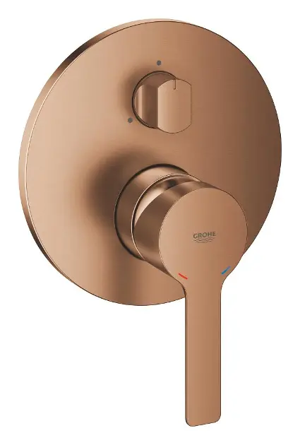 Grohe Lineare New - Ugradbena slavina za 3 uređaja, brušen završni sloj Warm Sunset 24095DL1