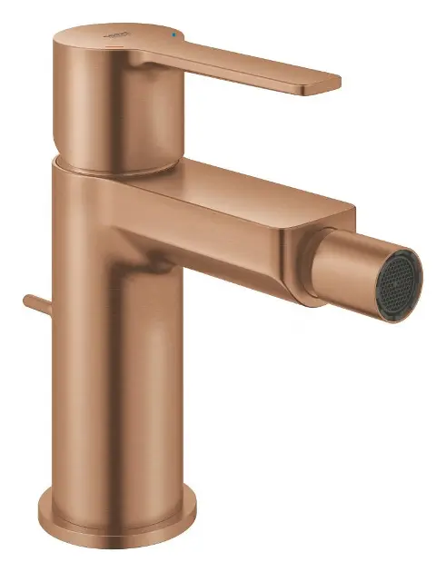 Levně Grohe Lineare New - Bidetová baterie s výpustí, kartáčovaný Warm Sunset 33848DL1