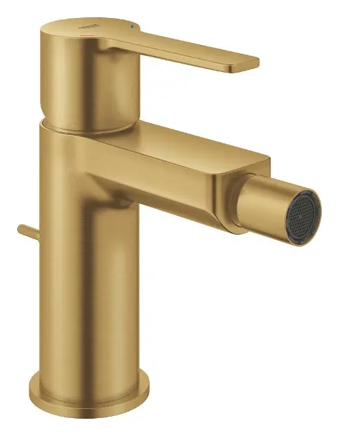 Levně Grohe Lineare New - Bidetová baterie s výpustí, kartáčovaný Cool Sunrise 33848GN1