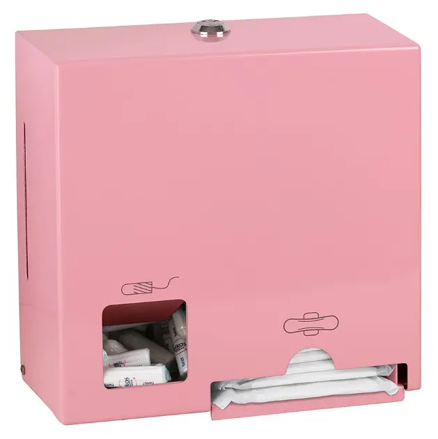Sapho - Dispenser per assorbenti e tamponi, rosa XP610P