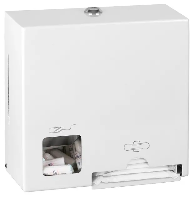 Levně Sapho - Zásobník na tampony a vložky, bílá XP610W