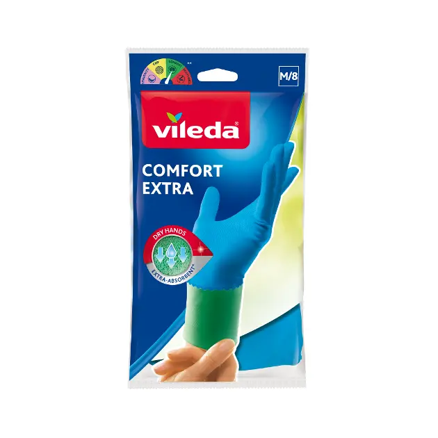 Vileda - Handschuhe Comfort Extra, Größe M 167384