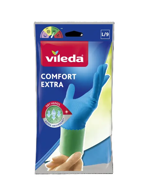 Vileda - Handschuhe Comfort Extra, Größe L 167385