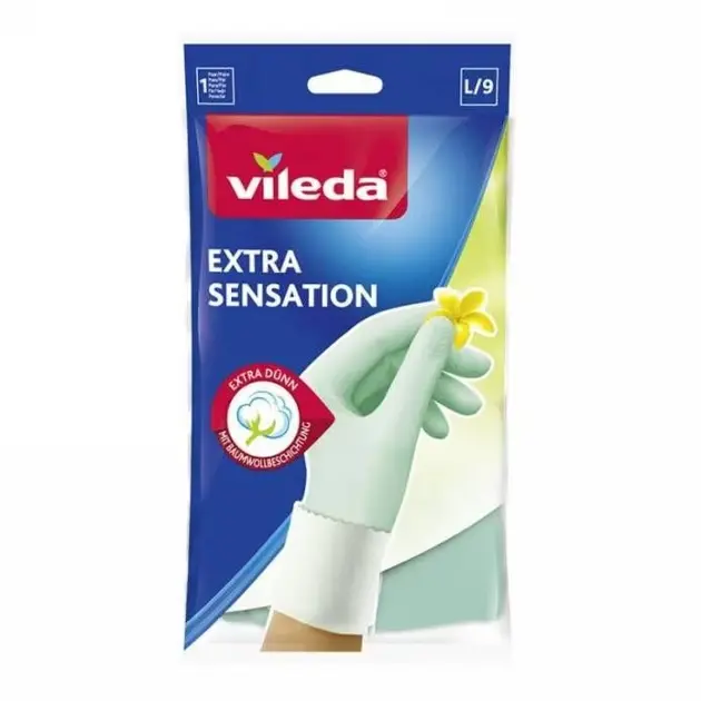 Vileda - Handschuhe Extra Sensation, Größe L 167395