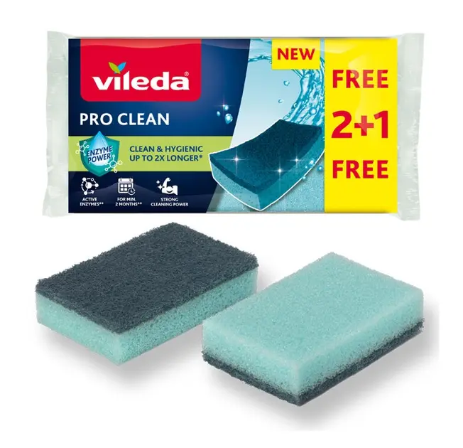 Vileda - Éponge Pro Clean, 3 pièces 179248