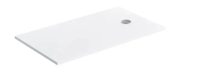 OMNIRES Aquapure M+ - Tapac za tuš 90 x 140 cm, mat bijela AQUAPURE90-140BM