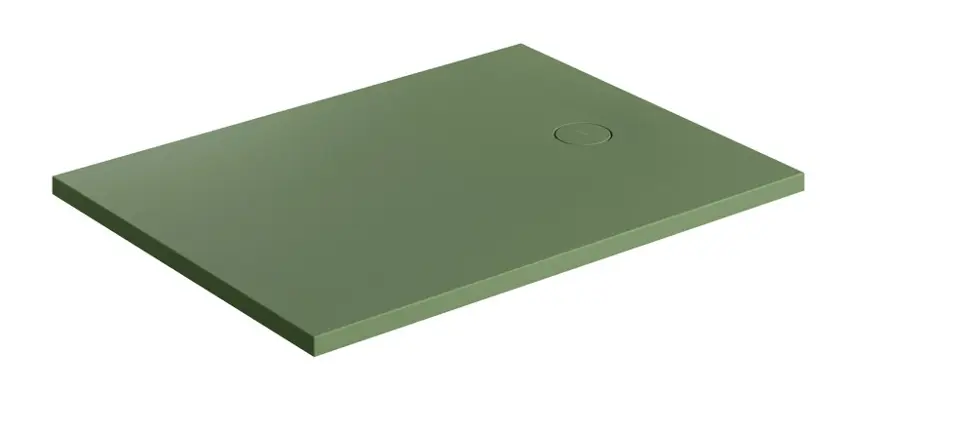 OMNIRES Aquarock M+ - Tepsija za tuš 80x100 cm, mat maslinasta AQUAROCK80-100OL