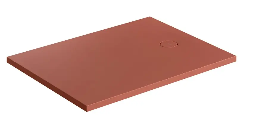 OMNIRES Aquarock M+ - Tapac za tuš 80x100 cm, crveni AQUAROCK80-100TE