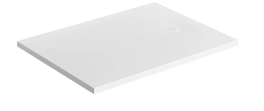 OMNIRES Aquarock M+ - Tapac za tuš 80x120 cm, mat bijela AQUAROCK80-120BM