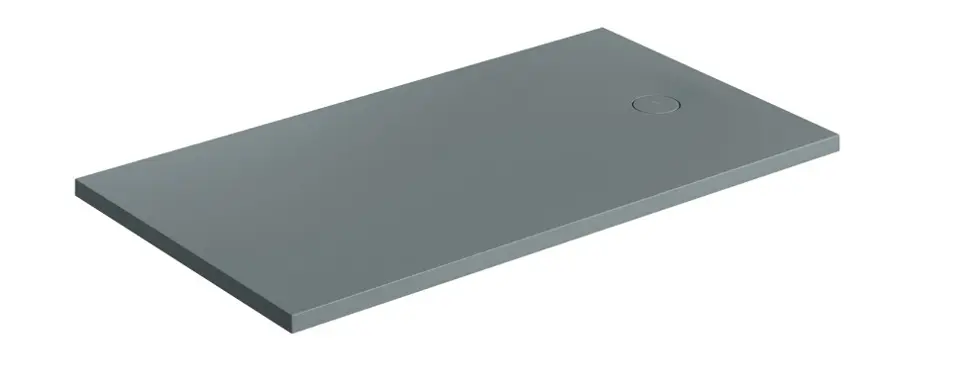 OMNIRES Aquarock M+ - Tapac za tuš 80x140 cm, mat sivi AQUAROCK80-140AG
